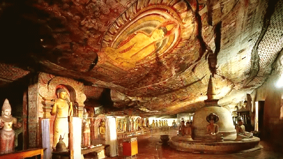 Golden cave temple dambulla