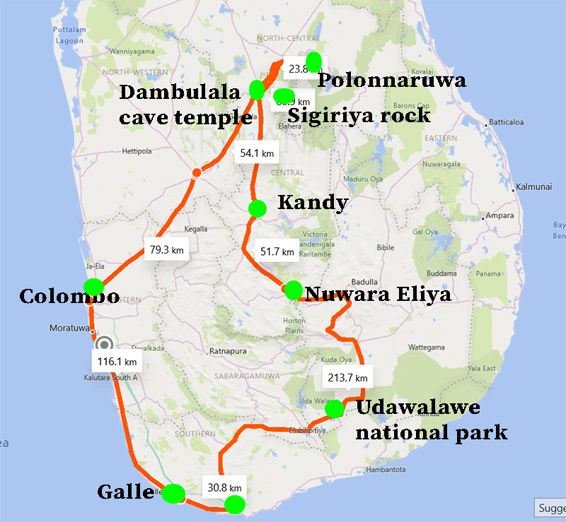 9 days Sri Lanka car tour
