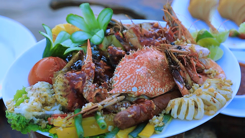 Sea food plate sri Lanka