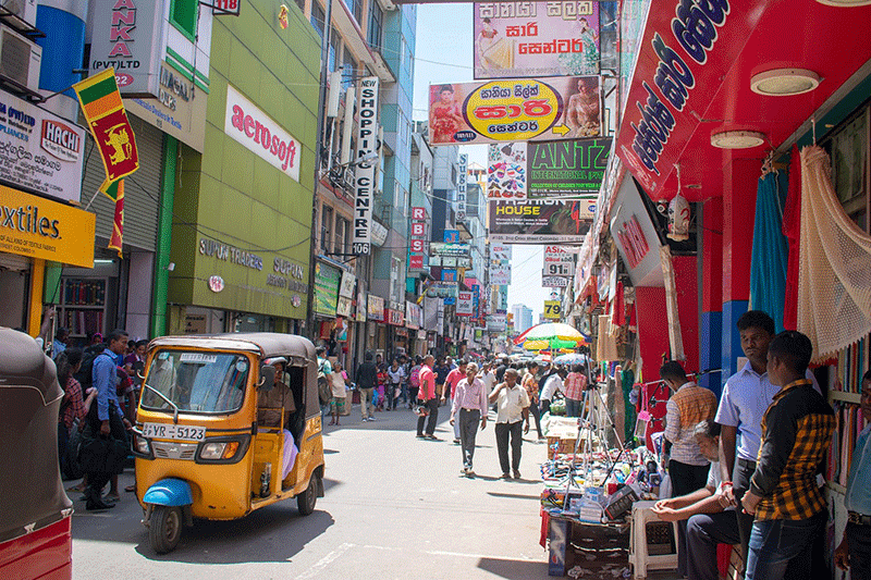 Visiting Pettah for Shopping