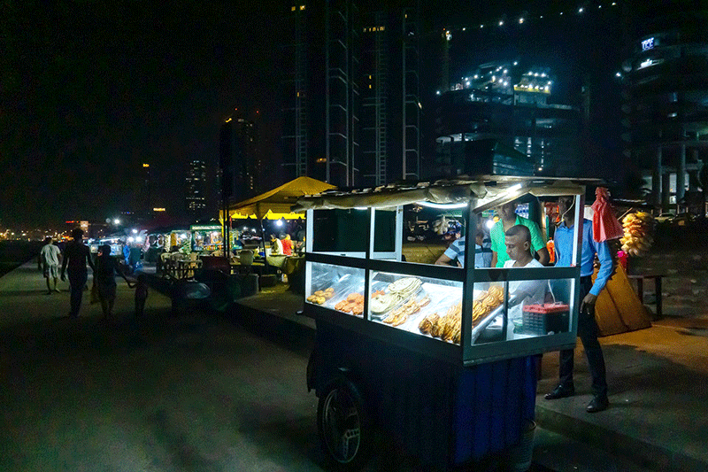 Galle face eateries